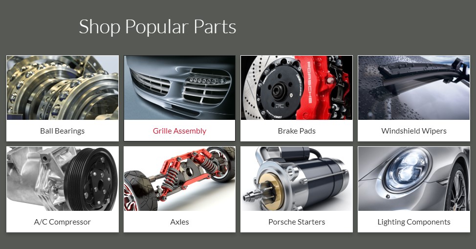 Genuine Porsche Parts - OEM Luxury Parts