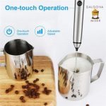 Dalgona Coffee Mixer- Lightweight, Handheld, 3-Speed, Interchangeable Mixer