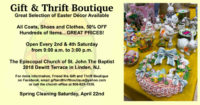 Great Selection of Easter Decor at the Gift & Thrift Boutique