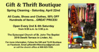 Spring Cleaning at the Gift & Thrift Boutique