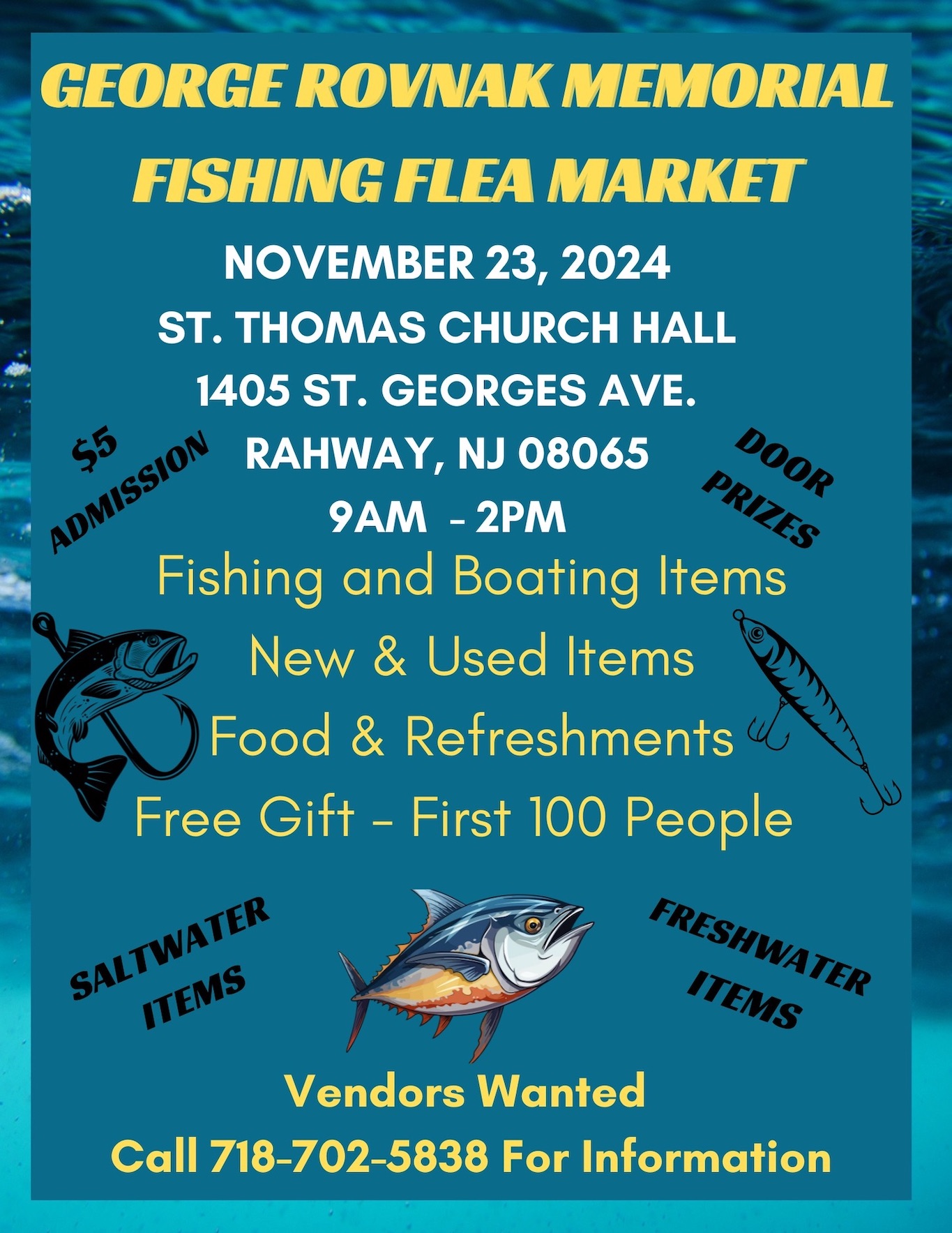 Rahway Flyer 2024 Blue Colorful Fishing Tournament Flyer(2)