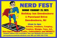 Nerd Fest! Collectibles Festival (2/23) – Swedesboro, NJ