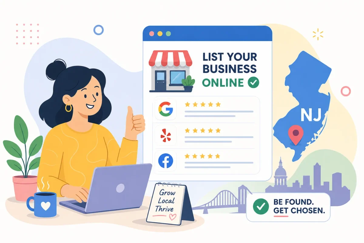 How to List Your Small Business Online in New Jersey
